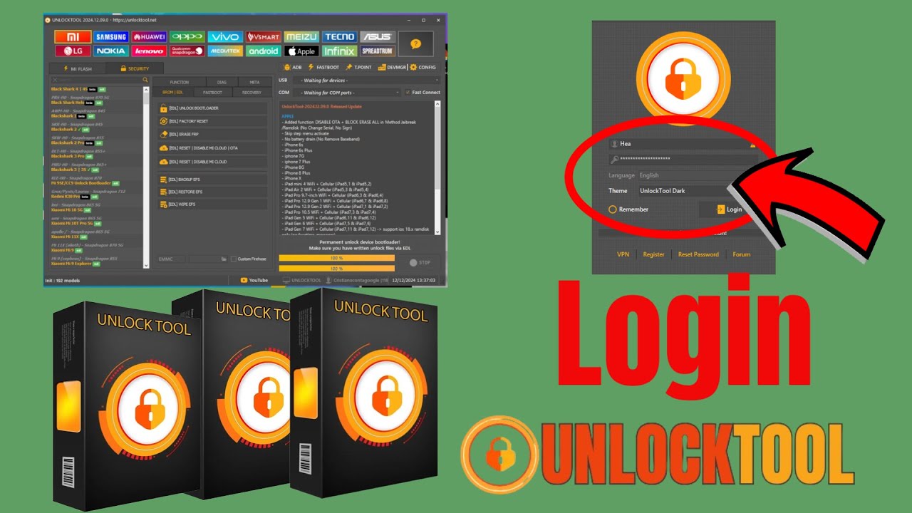 FULL Video How to Download Unlock Tool & Activate Licence Unlock Tool Account 2026. #UnlockTool