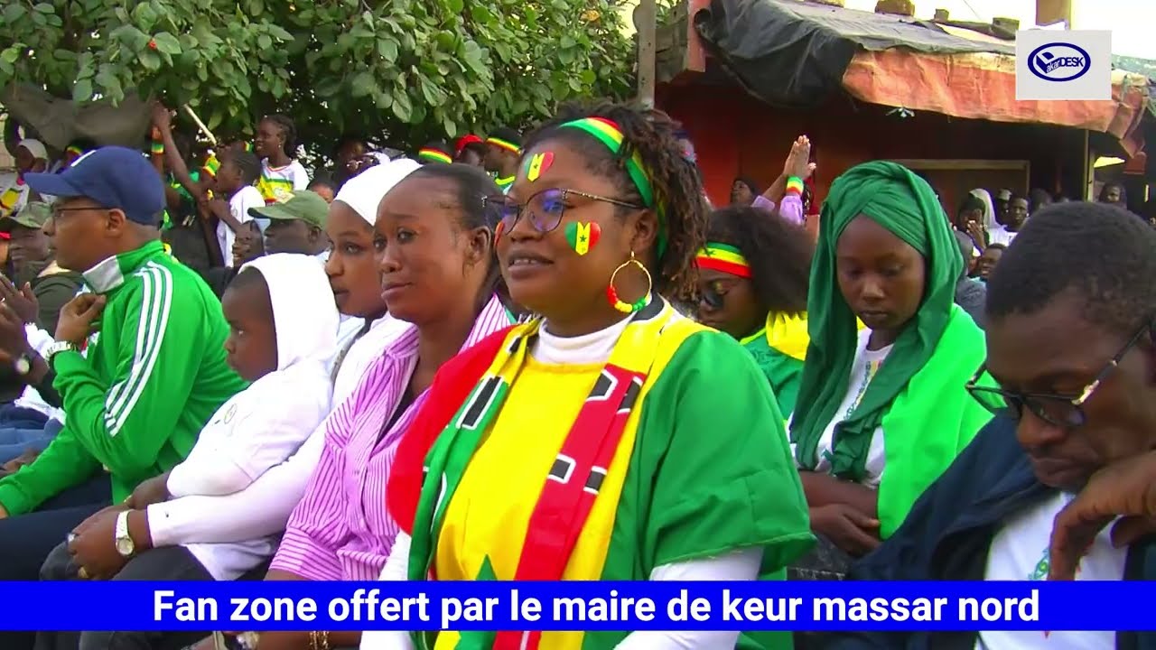 Fan zone Offert par le Maire De Keur Massar Nord Adama SARR