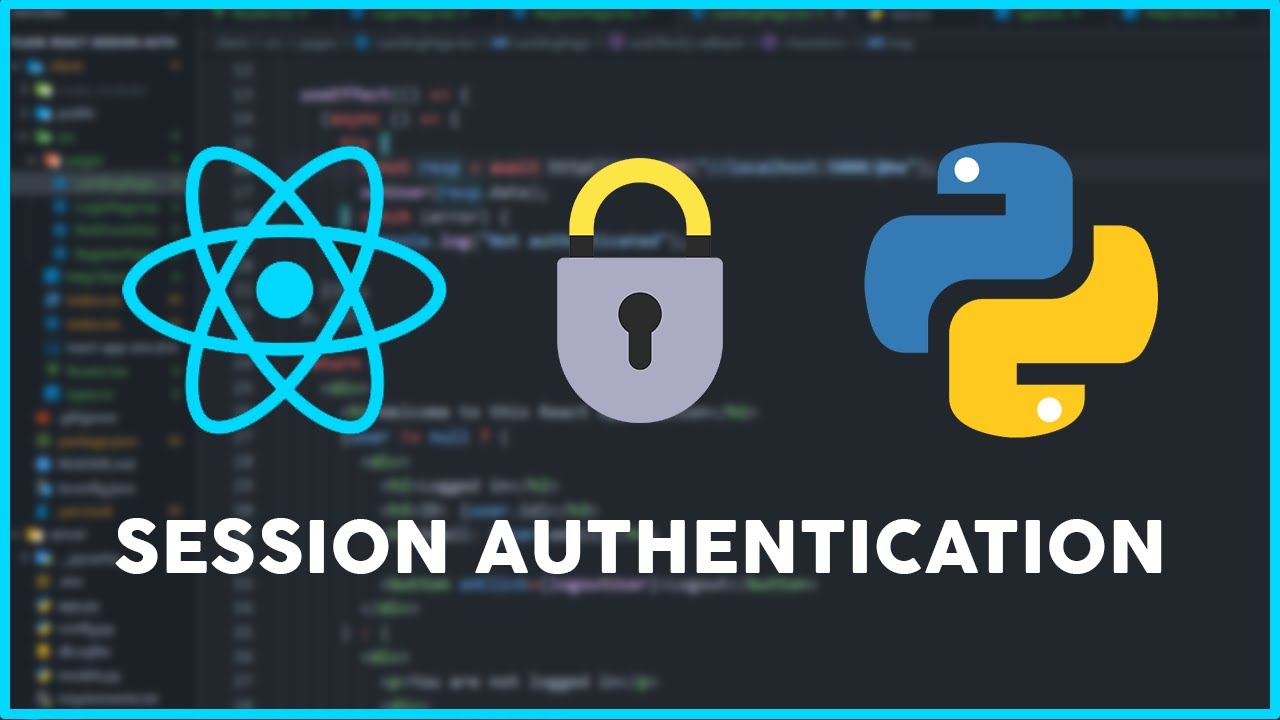 Authentication in React app using Flask Server-Sided Sessions