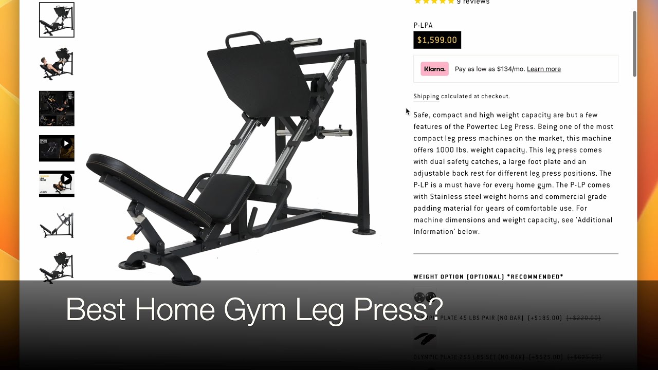Is Powertec the Best Home Gym Leg Press?