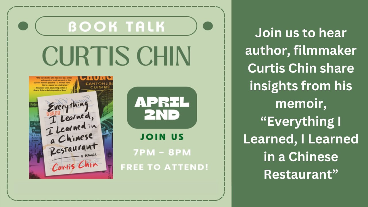 April 2025 Program Curtis Chin Speaker
