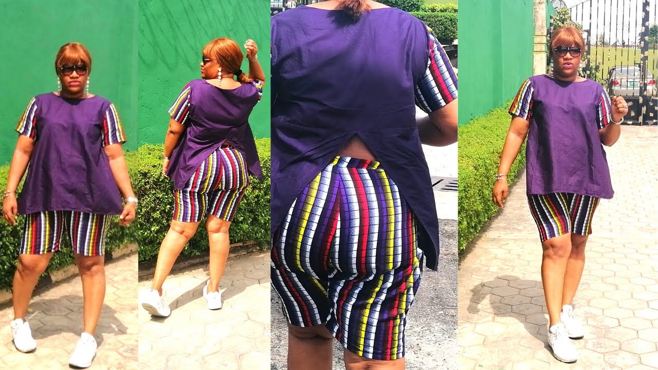 How to make a NIKKA (shorts) with African print