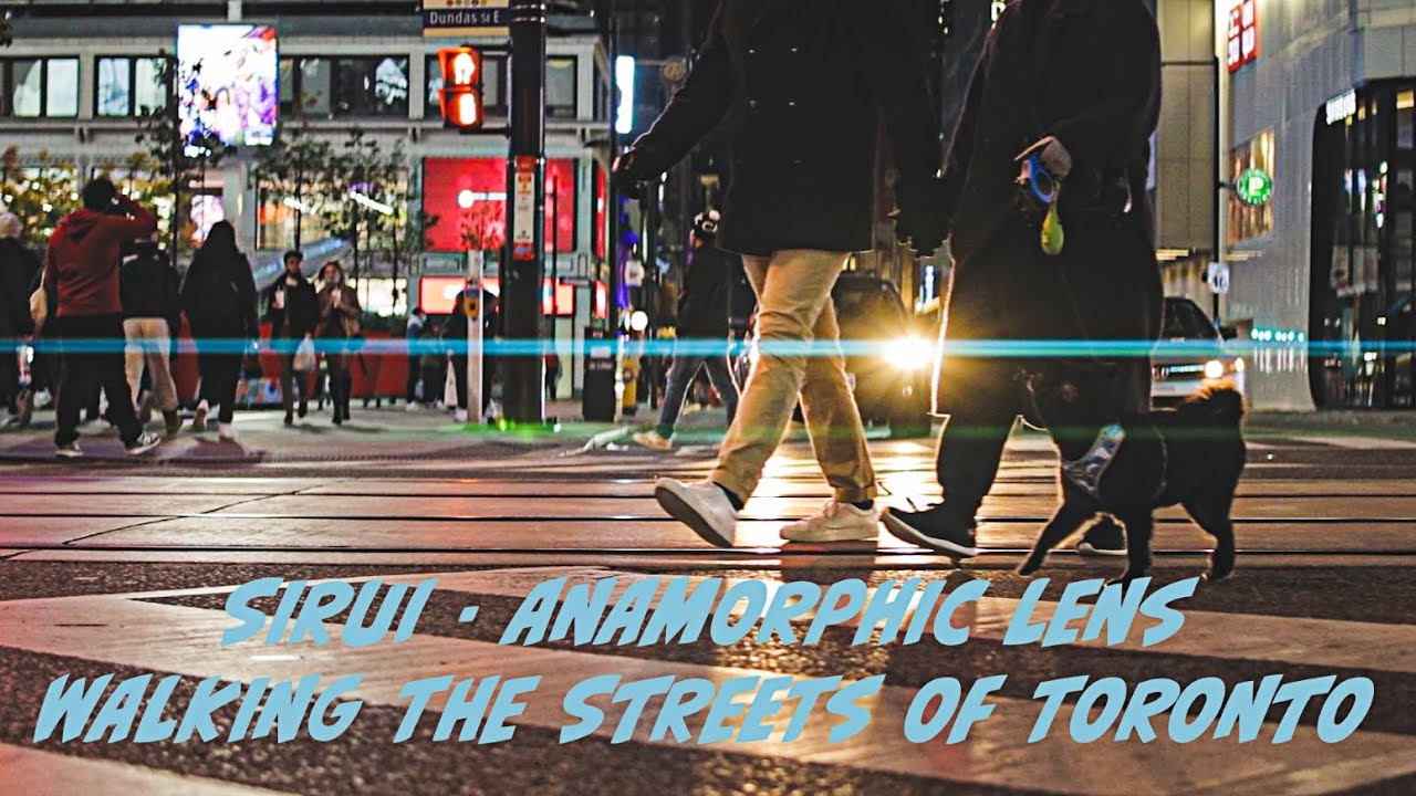 TORONTO AT NIGHT WITH THE CANON M6MarkII AND THE SIRUI 35MM ANAMORPHIC LENS