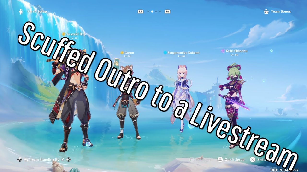 Genshin Impact - Scuffed Stream Outro (will sort echo out for nxt time)