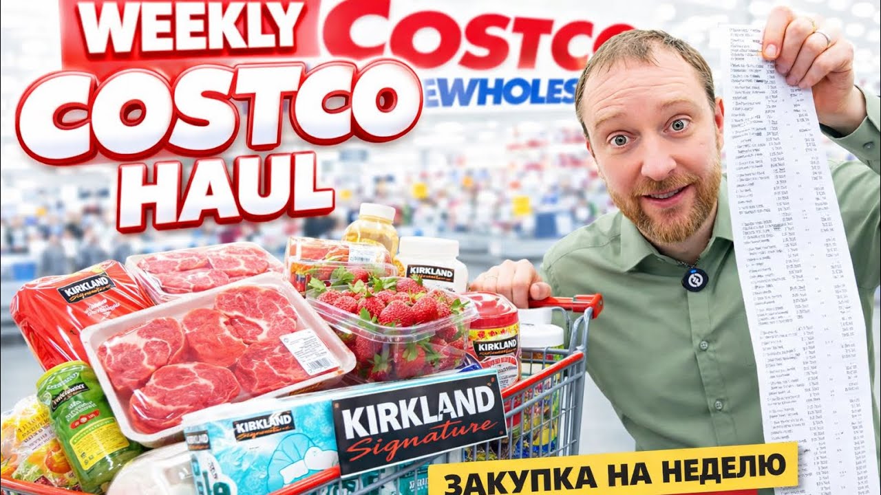 COSTCO 2026: Реальные цены и наша корзина продуктов. Kirkland Signature 🇨🇦 Обзор закупки