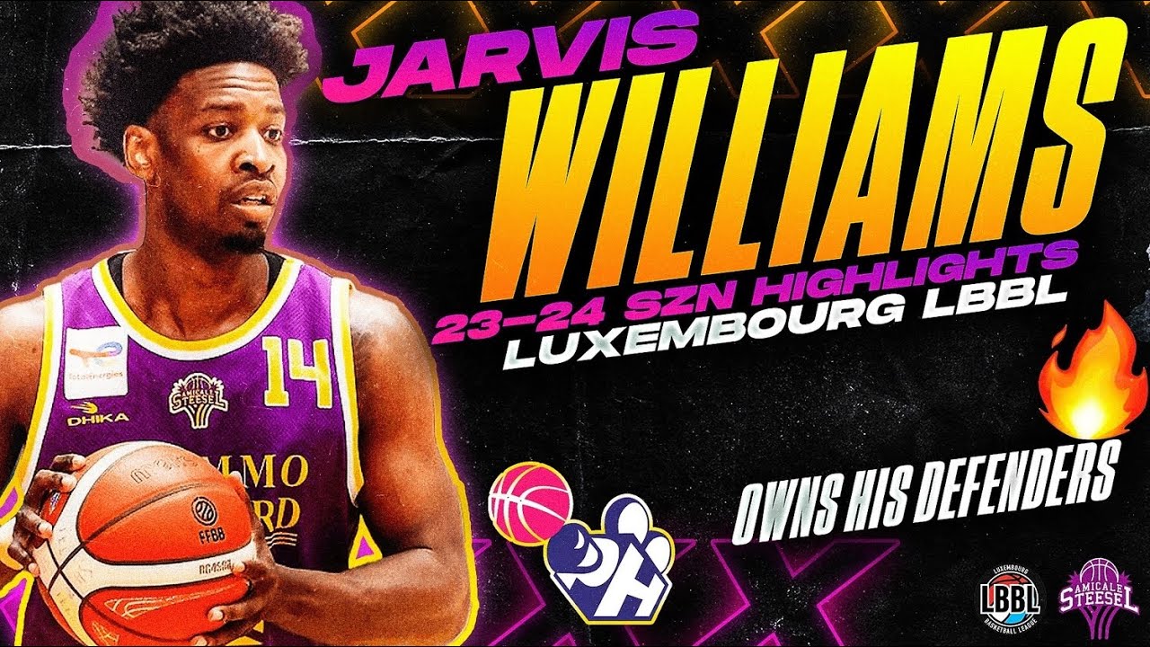 Jarvis Williams OWNS HIS DEFENDERS 23-24 SZN Highlights [Luxembourg LBBL] #JarvisWilliams #LBBL