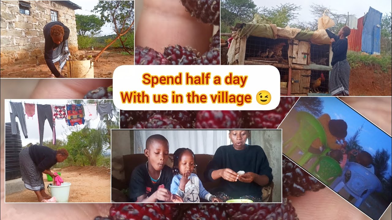 SPEND A DAY WITH US IN MY VILLAGE #villagerlifestyle #villagefood 