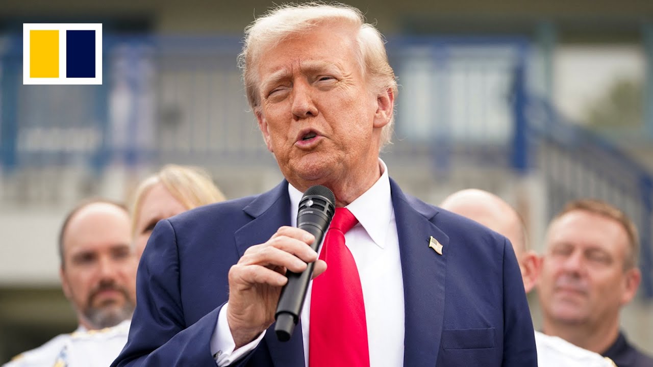 Trump visits police, troops in Washington amid crime crackdown