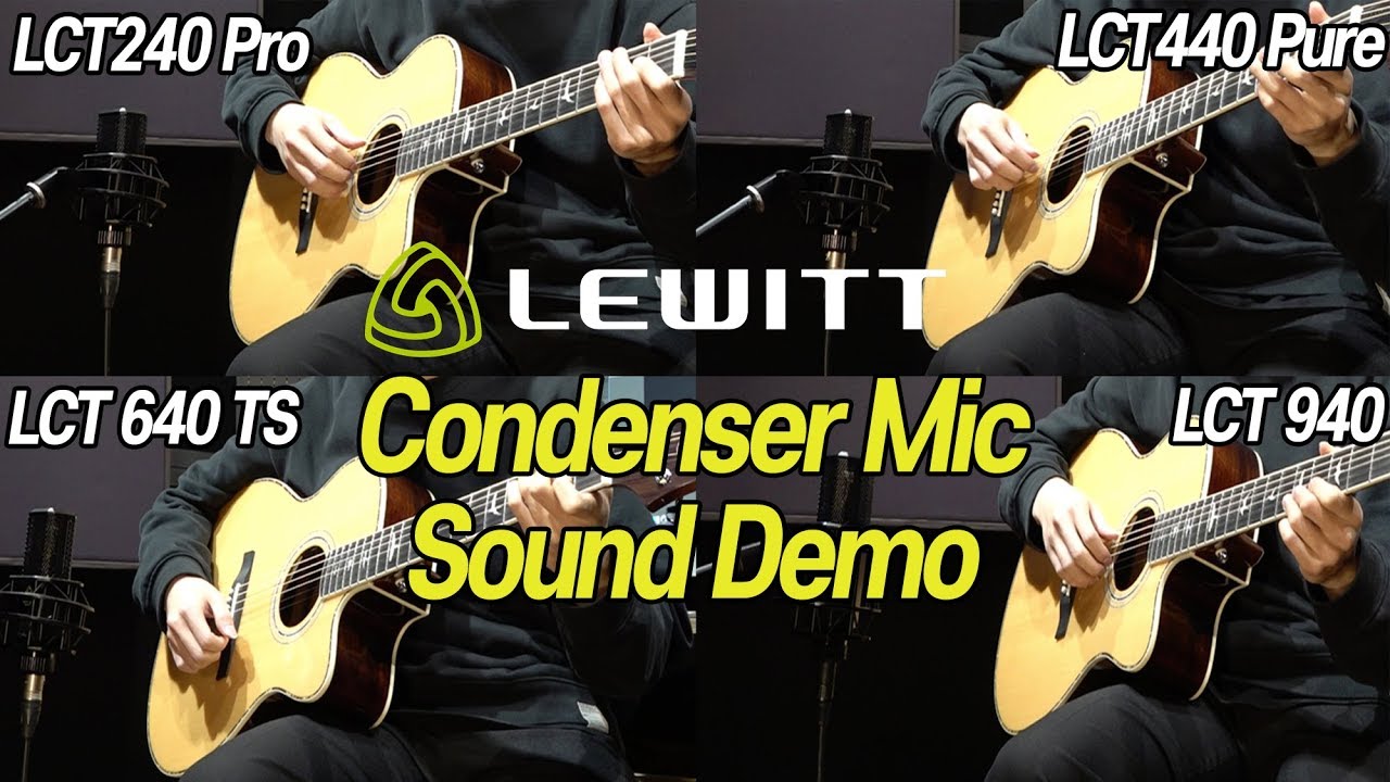 Lewitt Condenser 240/440/640/940 Mic Demo - feat. Guitarist ‘Moonseok Nam’ (남문석)