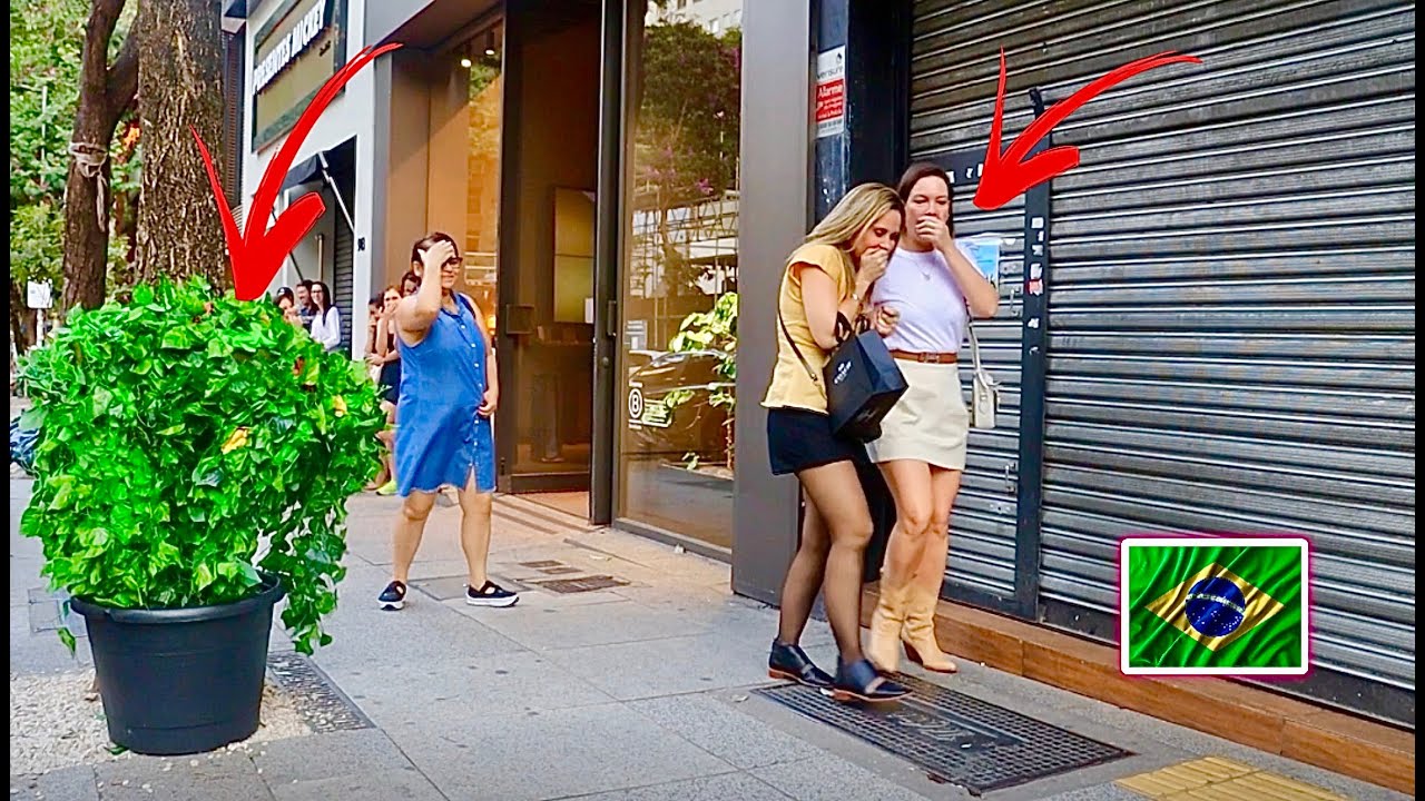 Bushman Prank 2024 ! Scaring the Brazilians