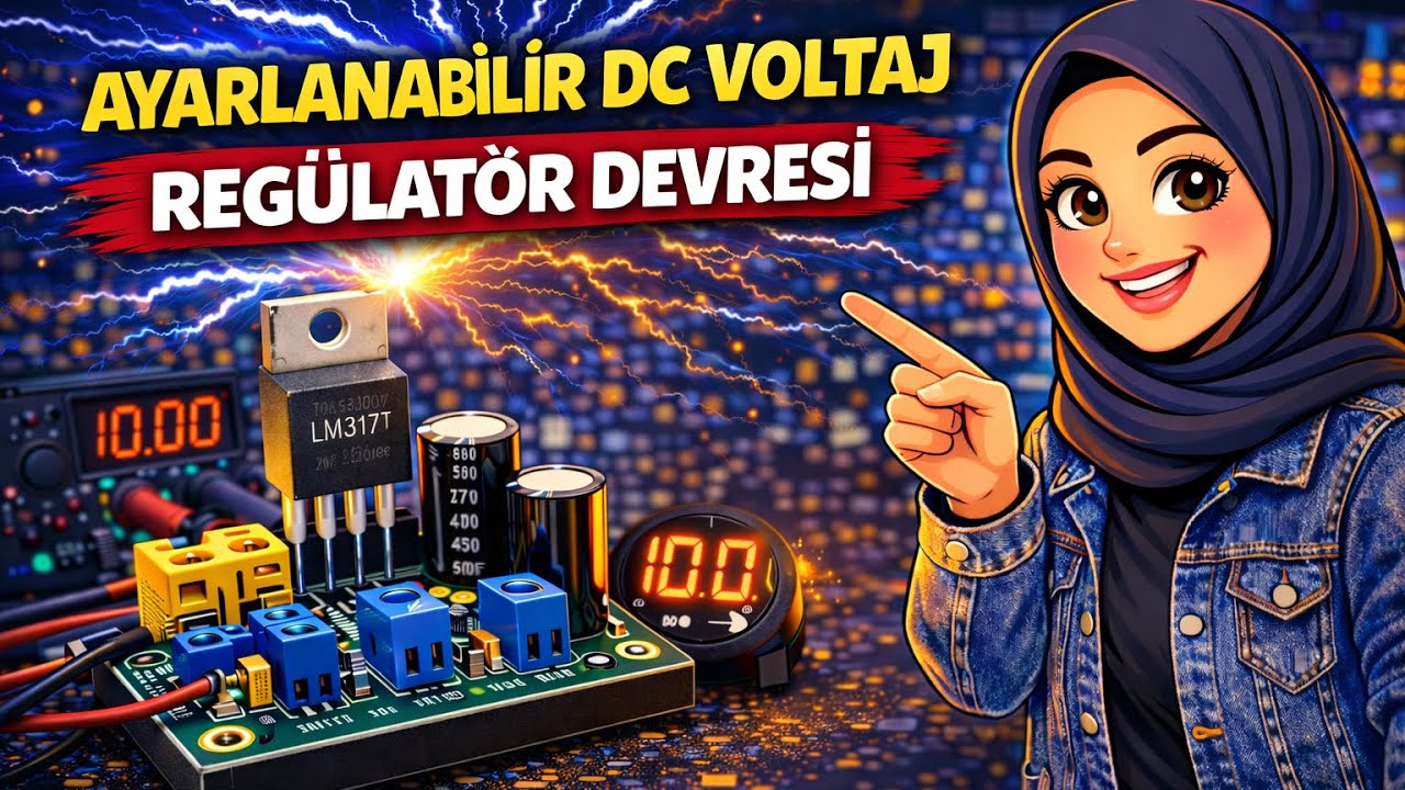 AYARLANABİLİR VOLTAJ REGÜLATÖR DEVRESİ