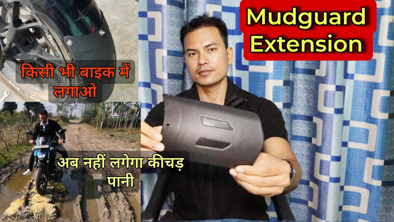 Baik Mudguard Extension | Universal Front Fender Extender Mudguard Extension Fits for Motorcycle
