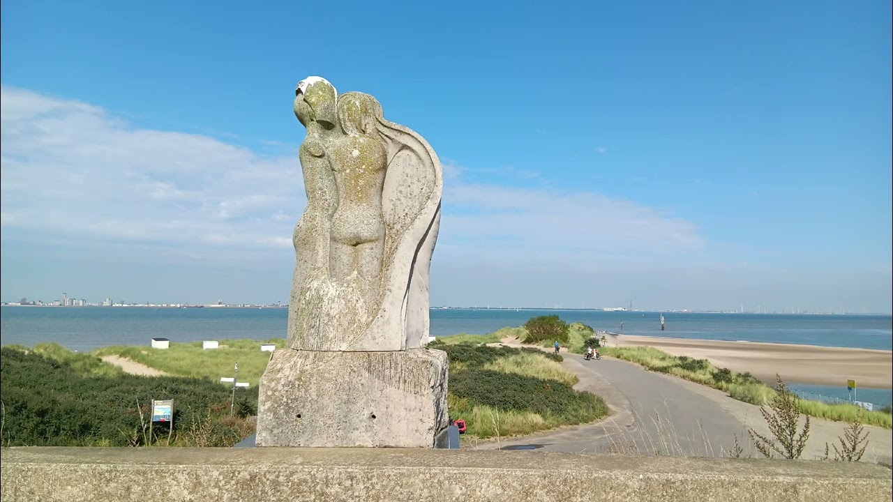 Breskens. The Netherlands. The North sea. 07.09.2024