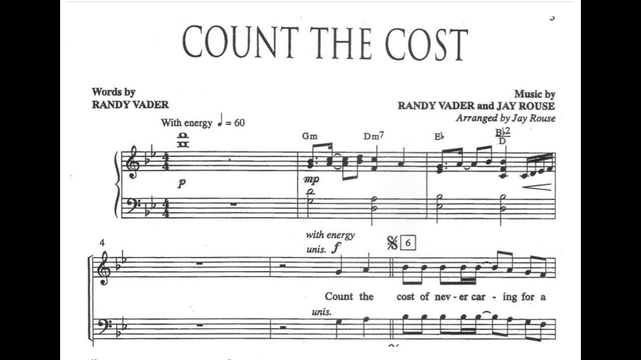 COUNT THE COST | DEMO | SATB | Song Offering