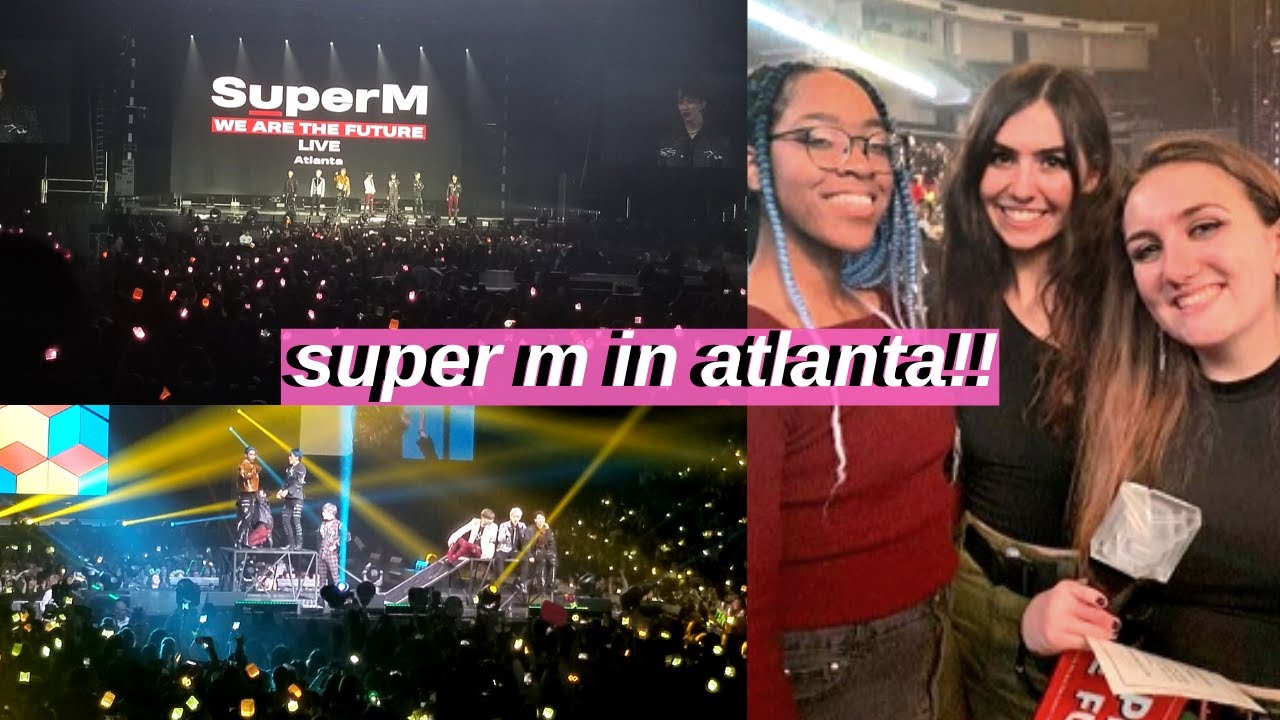 🍑SUPER M ATLANTA concert vlog: kai's confession, taeyong's hair and running v late!!