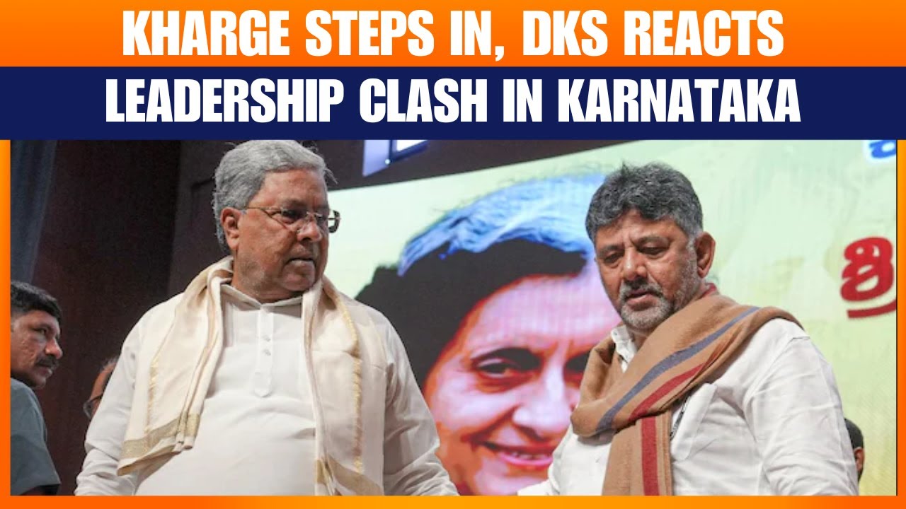 LIVE: Karnataka Congress Tussle Deepens | Kharge Steps In, DKS Downplays Rift | News9