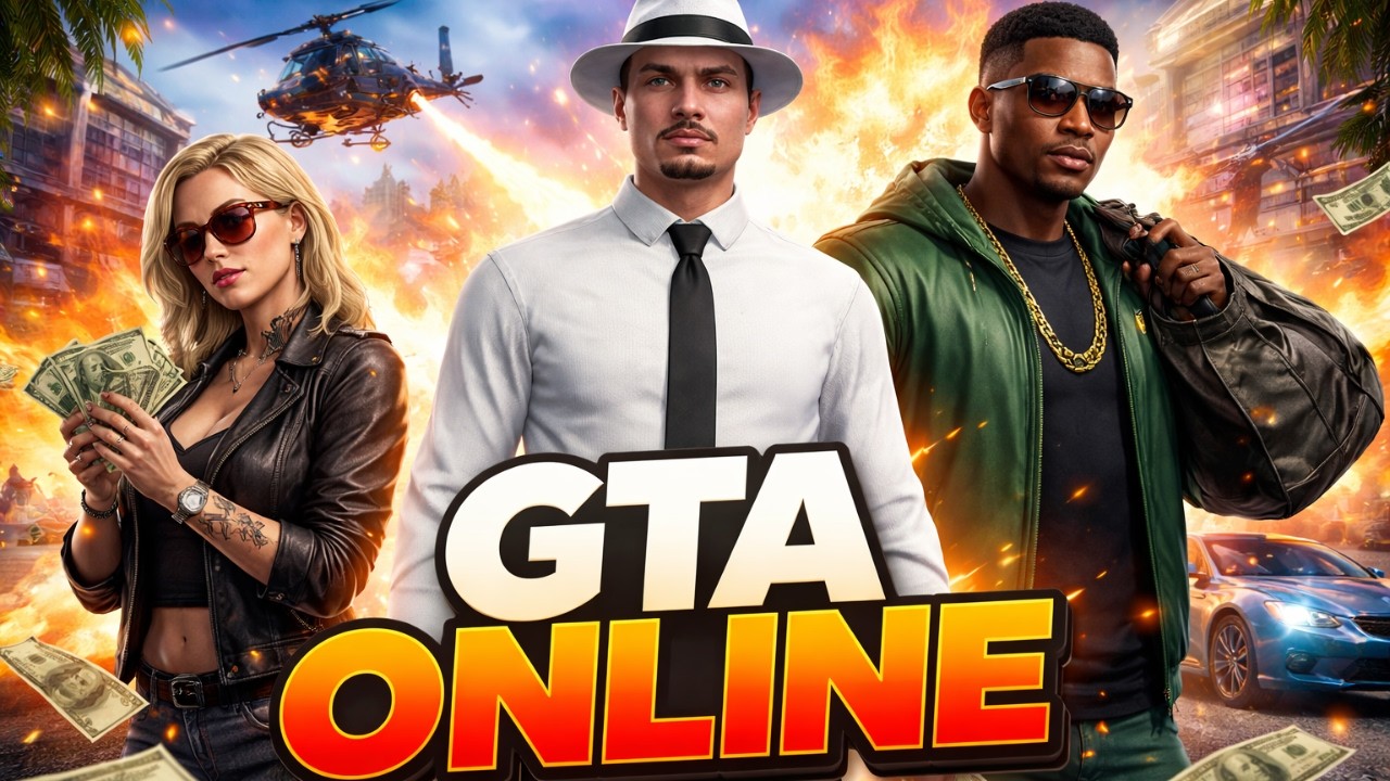 Conversando e Farmando no GTA ONLINE! Cola pra JOGAR uns modos!