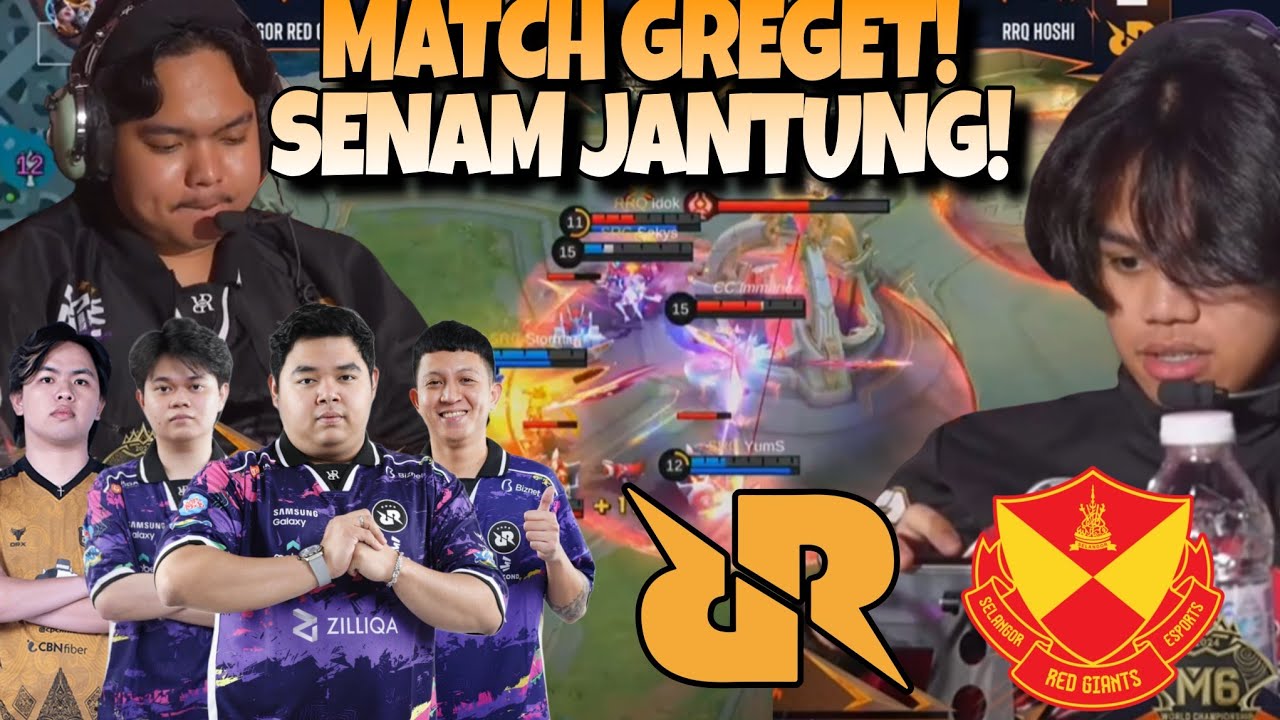MATCH SENAM JANTUNG COK !! RRQ VS SRG MATCH 3 - LOWER BRACKET M6
