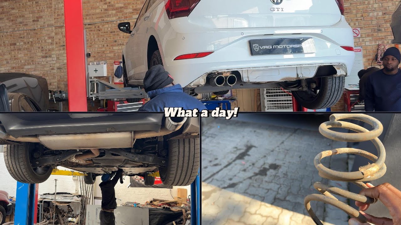 We Fitted a Downpipe on a Golf 8 GTI + Maxton Diffuser REVEAL!