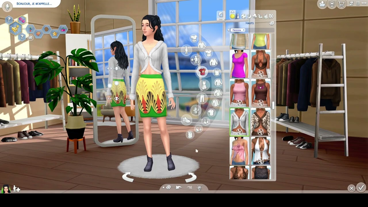 je joue aux sims