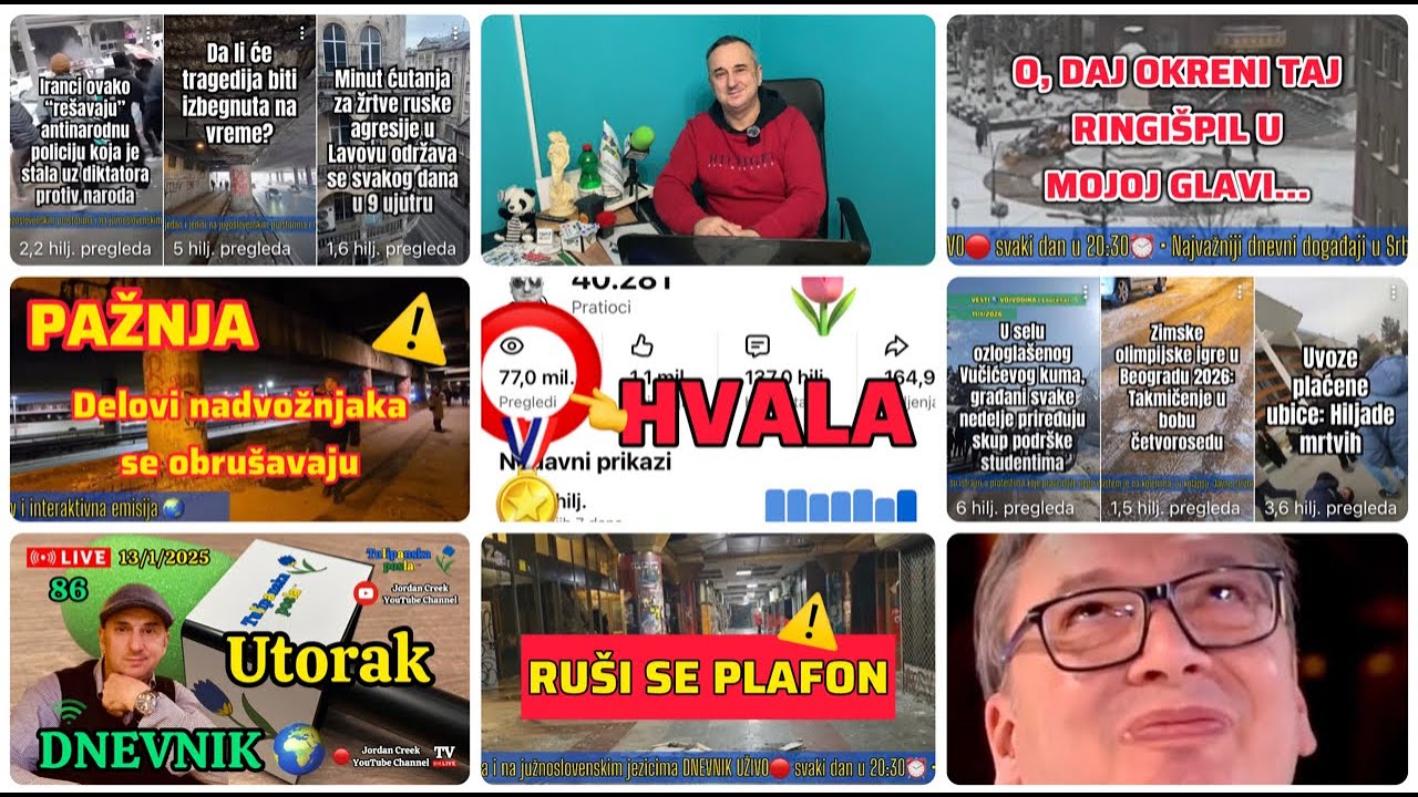 DNEVNIK UŽIVO 13/1/2026 | 86 | TULIPANSKA POSLA