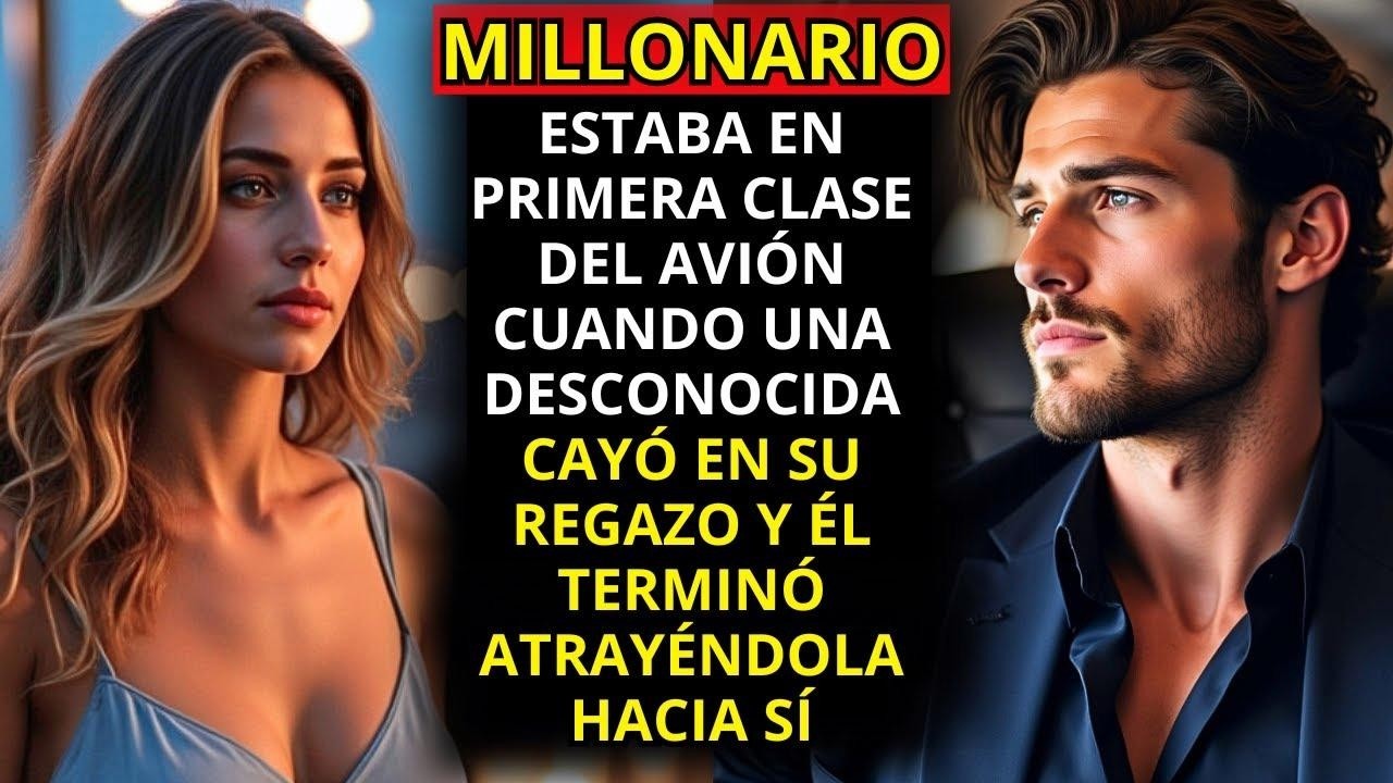 UNA JOVEN TENÍA MIEDO DE VOLAR Y, EN LA TURBULENCIA, CAYÓ EN EL REGAZO DE UN MILLONARIO...