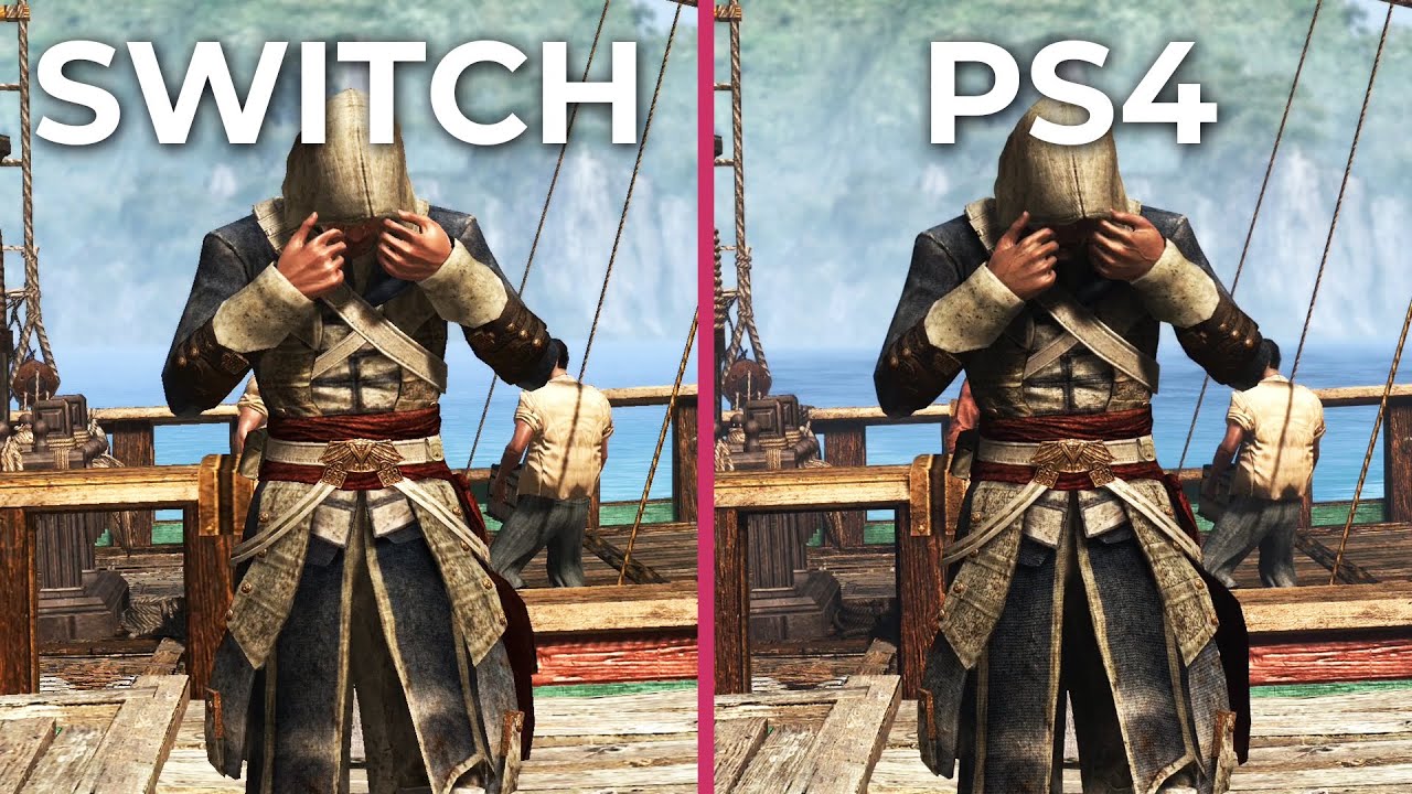 Assassin's Creed 4 Black Flag &ndash; SWITCH vs. PS4 Graphics Comparison
