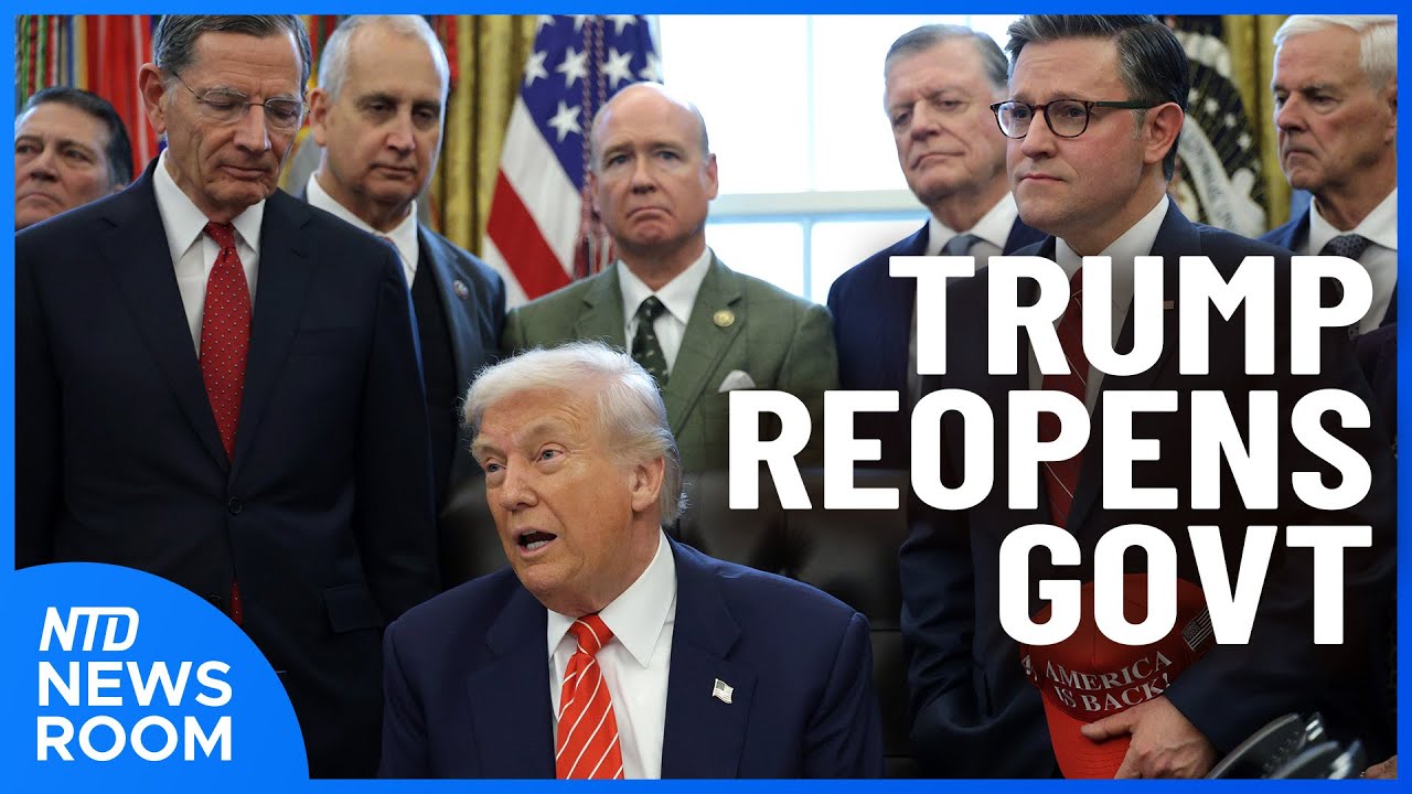 Trump Signs Bill to Reopen Govt; Clintons to Testify in House Epstein Probe | NTD Newsroom (Feb. 3)