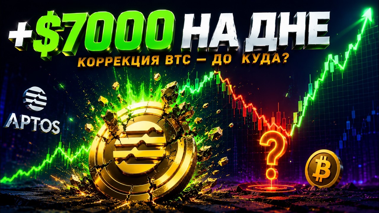 +$7000 на дне APTOS. Куда БИТКОИН упадёт перед новым ростом?