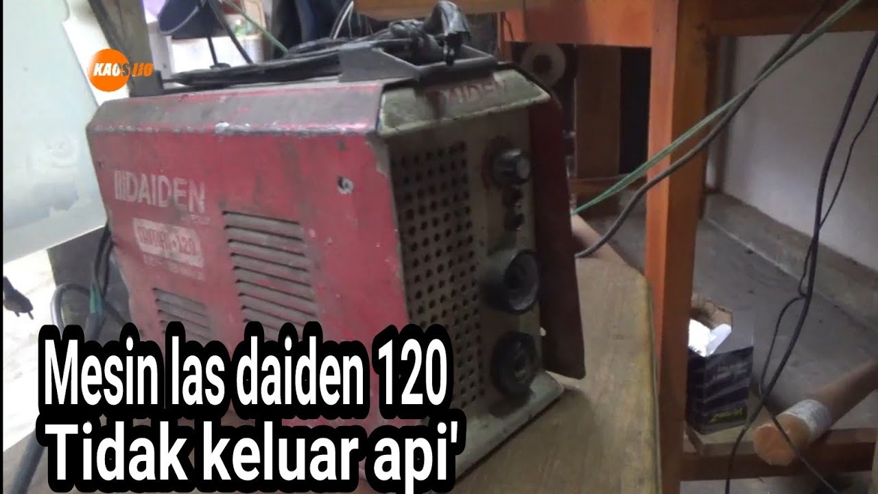 Perbaikan mesin las daiden 120 igbt