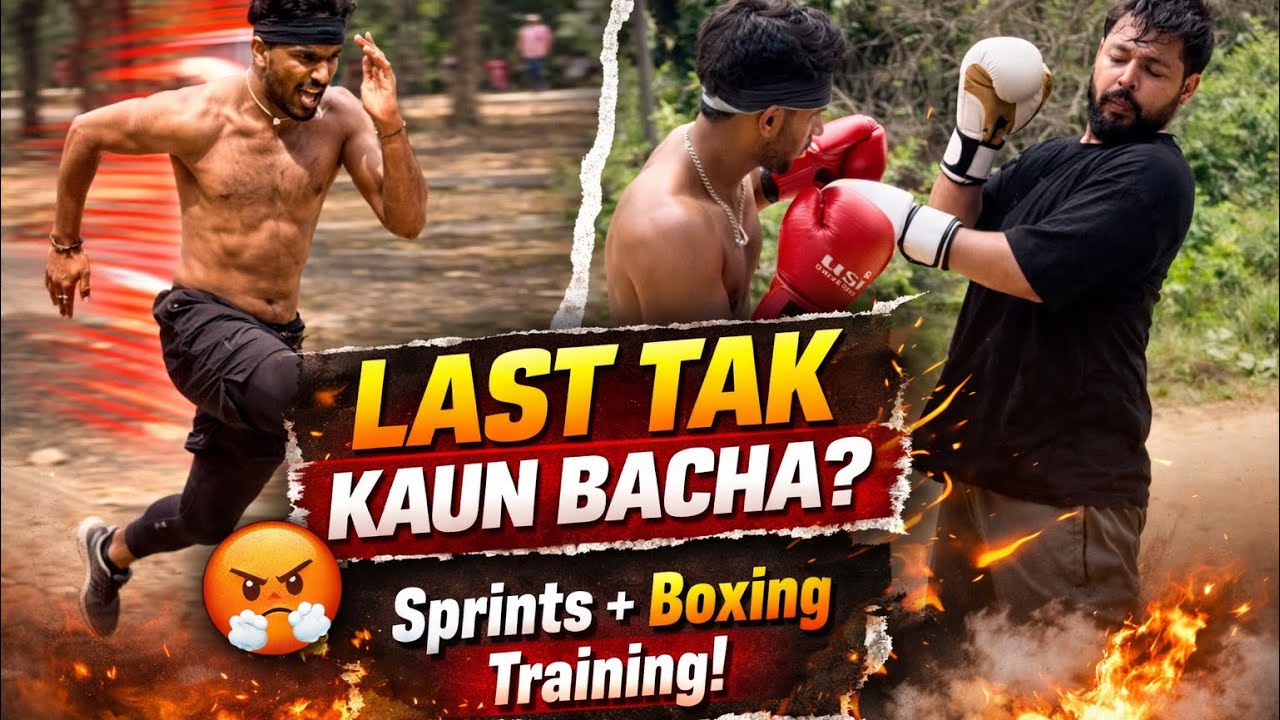 Last Tak Kaun Bacha? 😤 Crazy Sprints & Boxing Training Challenge 14th September 2025