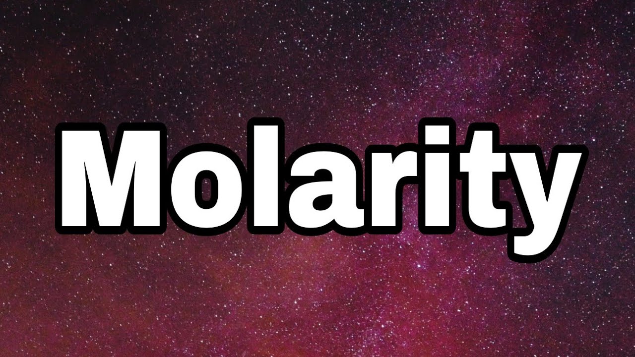 Molarity #shorts