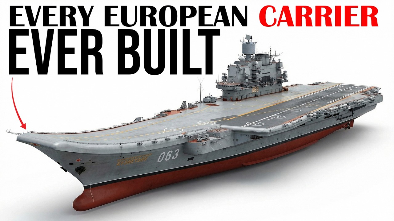 Every European Aircraft Carrier Ever Built (Except Britain)