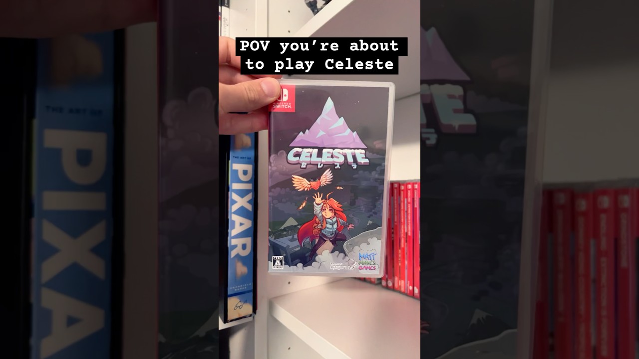 POV you&rsquo;re about to play Celeste #gamecollection #gaming #switch #nintendo #celeste #shorts #fyp￼