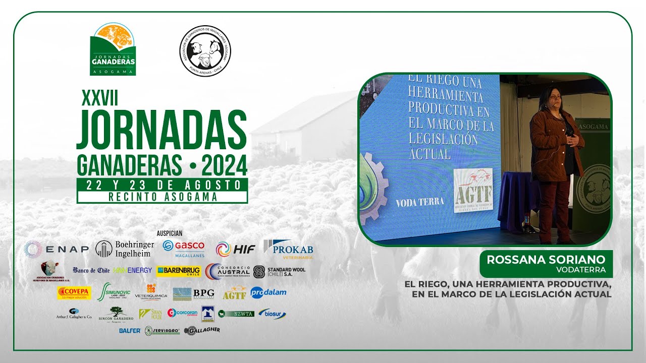 XXVII Jornadas Ganaderas Asogama, Rossana Soriano - Vodaterra