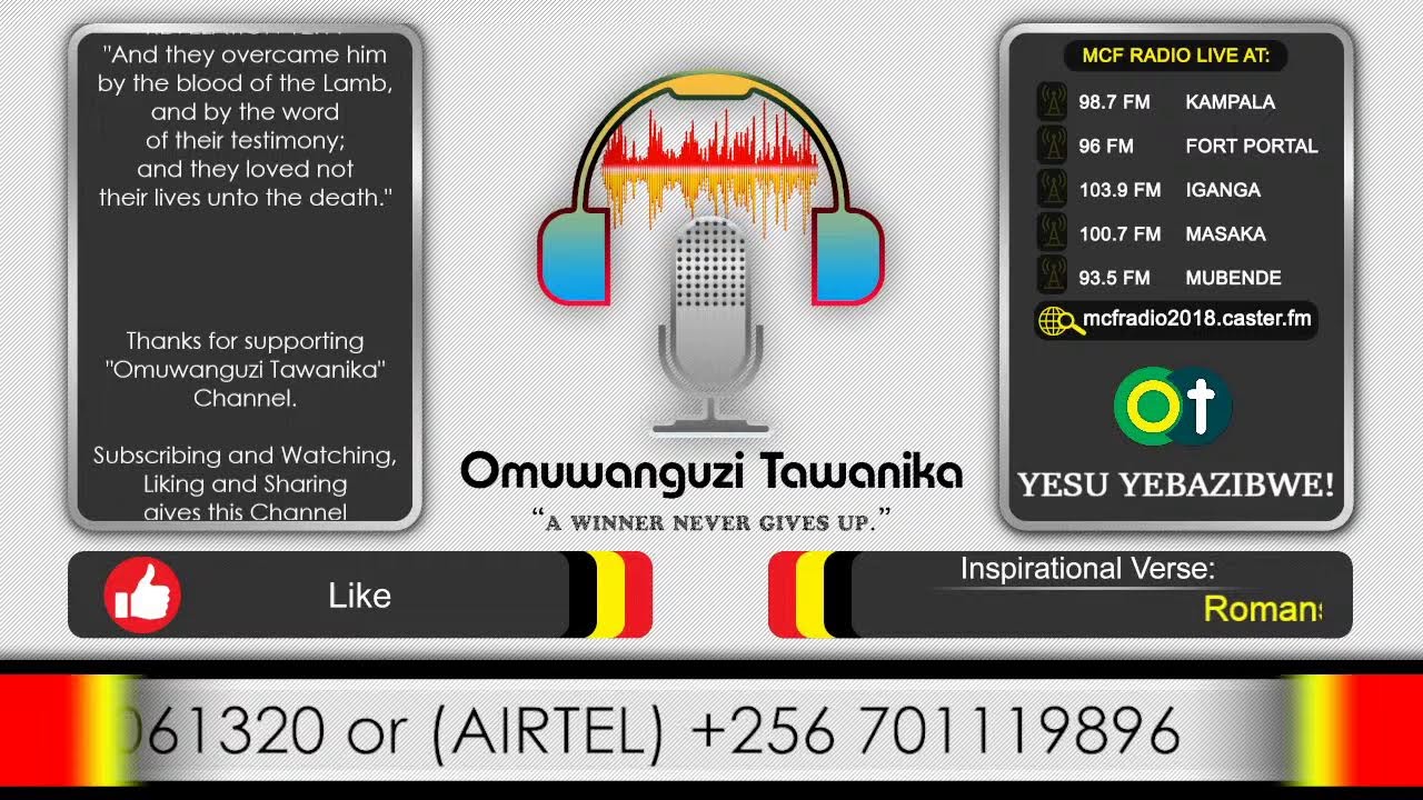 Monday, 25th. Oct. 2021 | Bw'omusaba Awulira | Pr. Henry Sempijja |  | MCF.