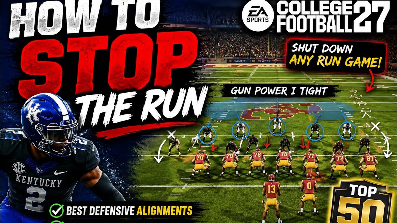 HOW TO STOP THE RUN in College Football 27 