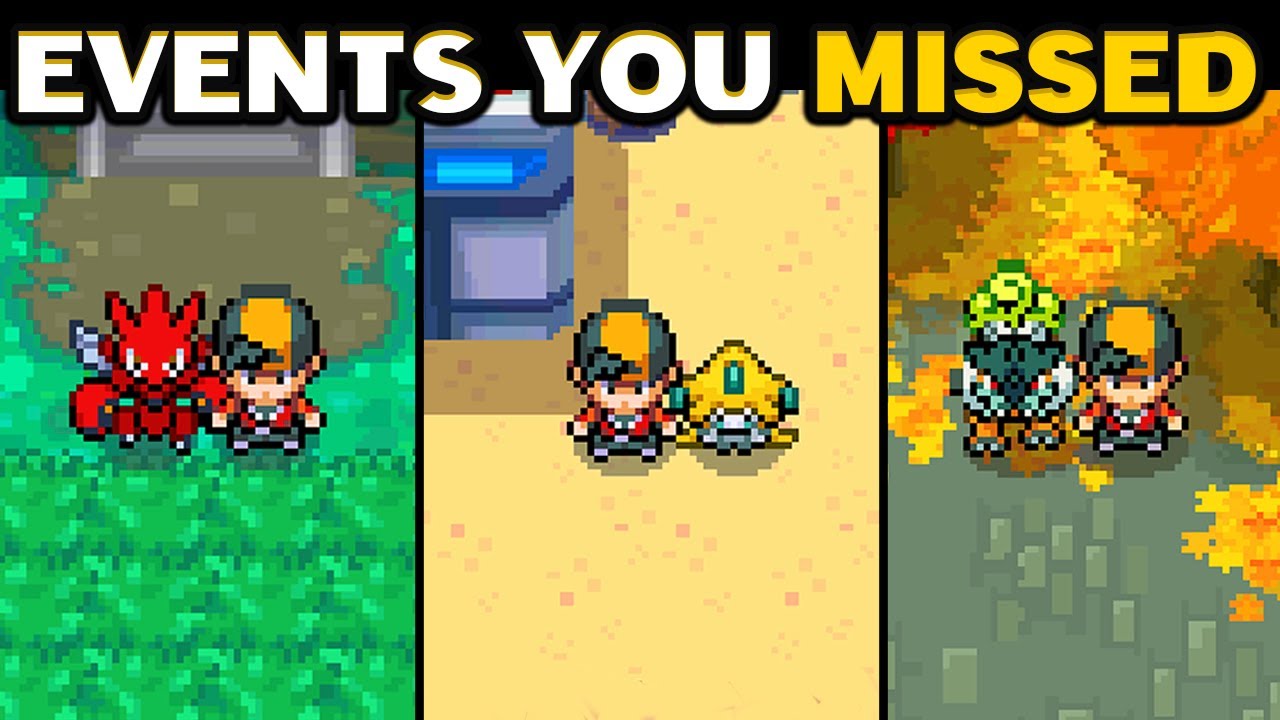 MYSTERY GIFT & EVENT Pokemon You Missed in HeartGold and SoulSilver