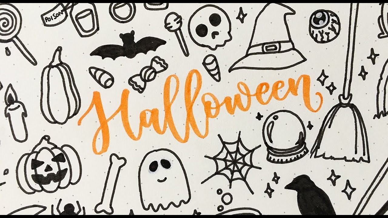 HALLOWEEN DOODLE ideas 🎃 | DireiEllie