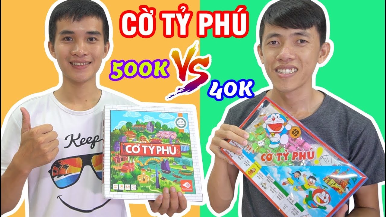 CỜ TỶ PHÚ DOREMON 40K VS CỜ TỶ PHÚ HÀNG HIỆU 500K -  Đồ Chơi Nhà Giàu Và Đồ Chơi Nhà Nghèo | TGS