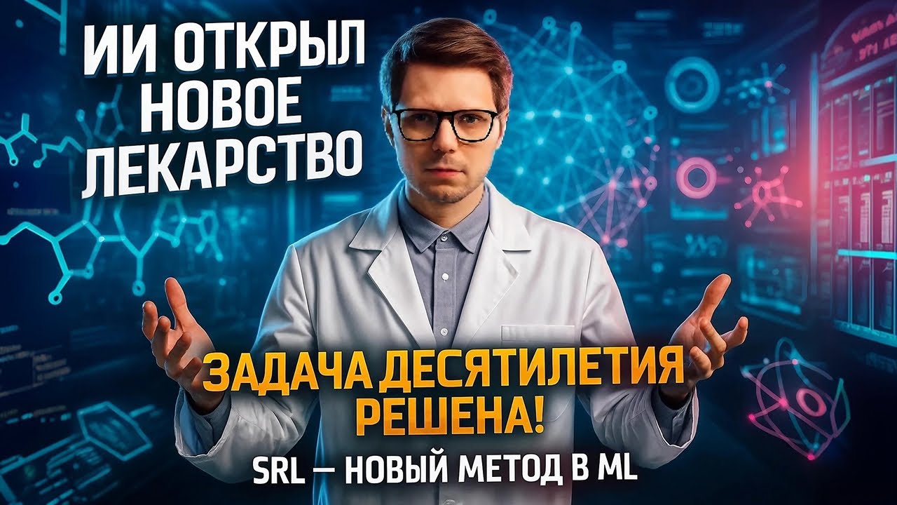 Метод SRL, ИИ нашел новое лекарство и разгадал тайну десятилетия