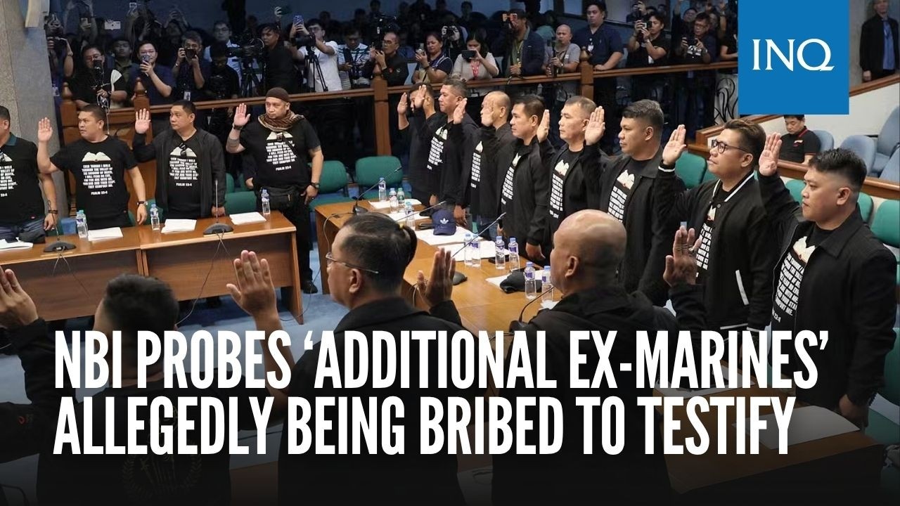 NBI probes &lsquo;additional ex-Marines&rsquo; allegedly being bribed to testify