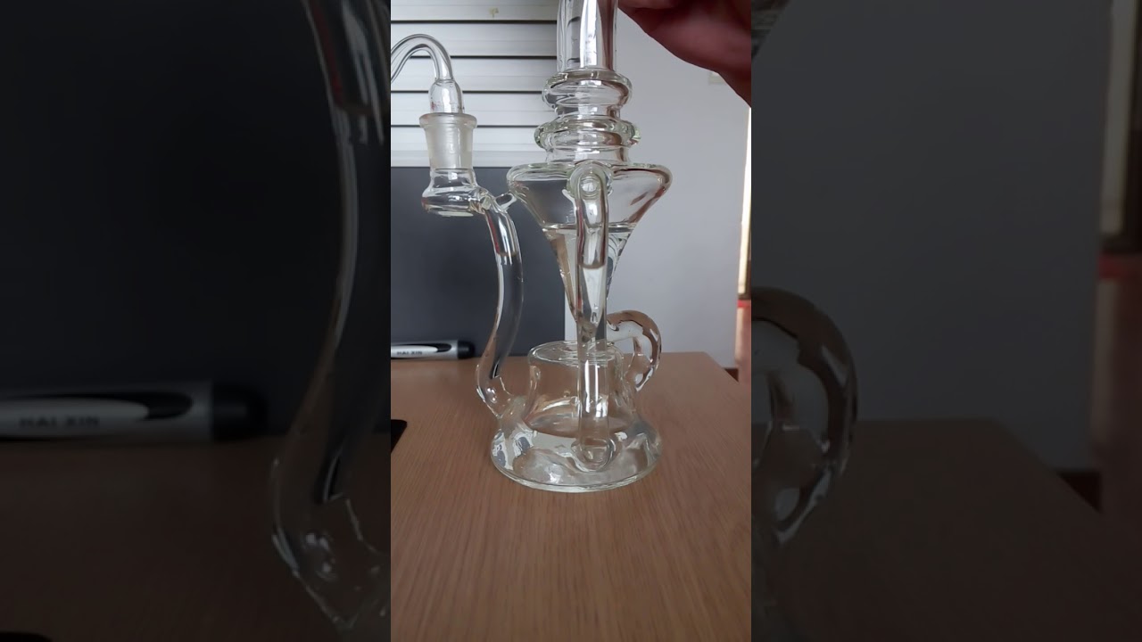 Clear Glass Recycler Cheap Dab Rigs-Hasmoke Online Headshop