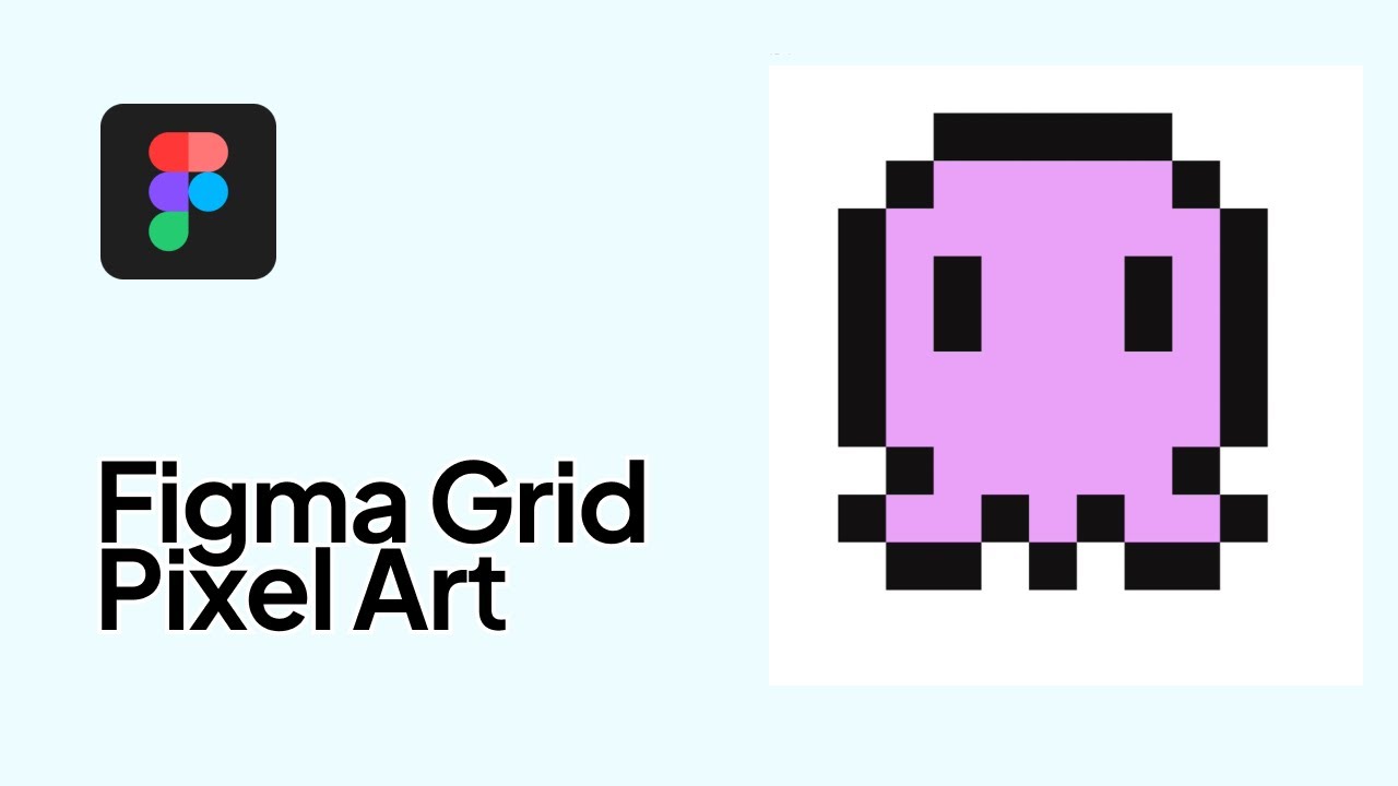How to draw Pixel - art with Figma Grids less in 3 minutes #figma #figmatutorial