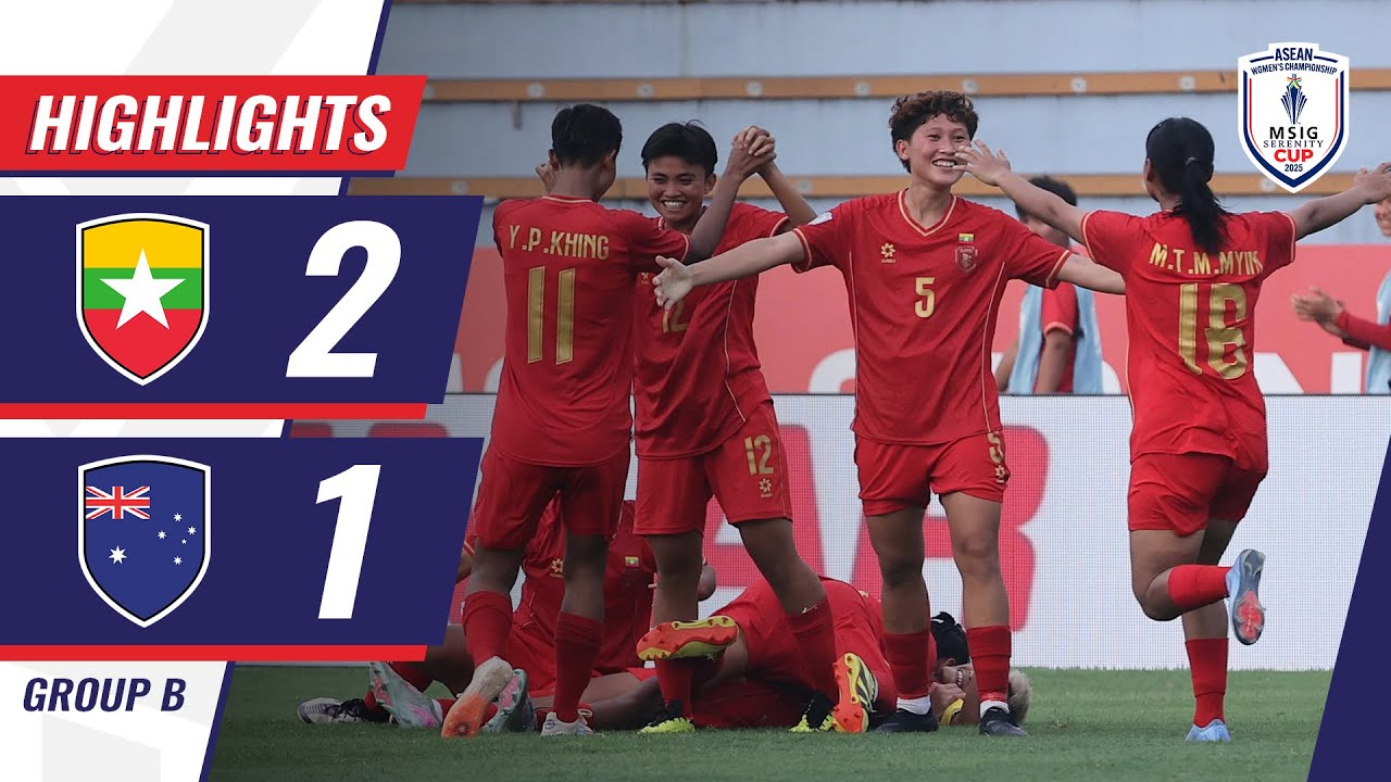 🇲🇲 MYANMAR 2-1 AUSTRALIA 🇦🇺 | #MSIGSERENITYCUP2025 HIGHLIGHTS