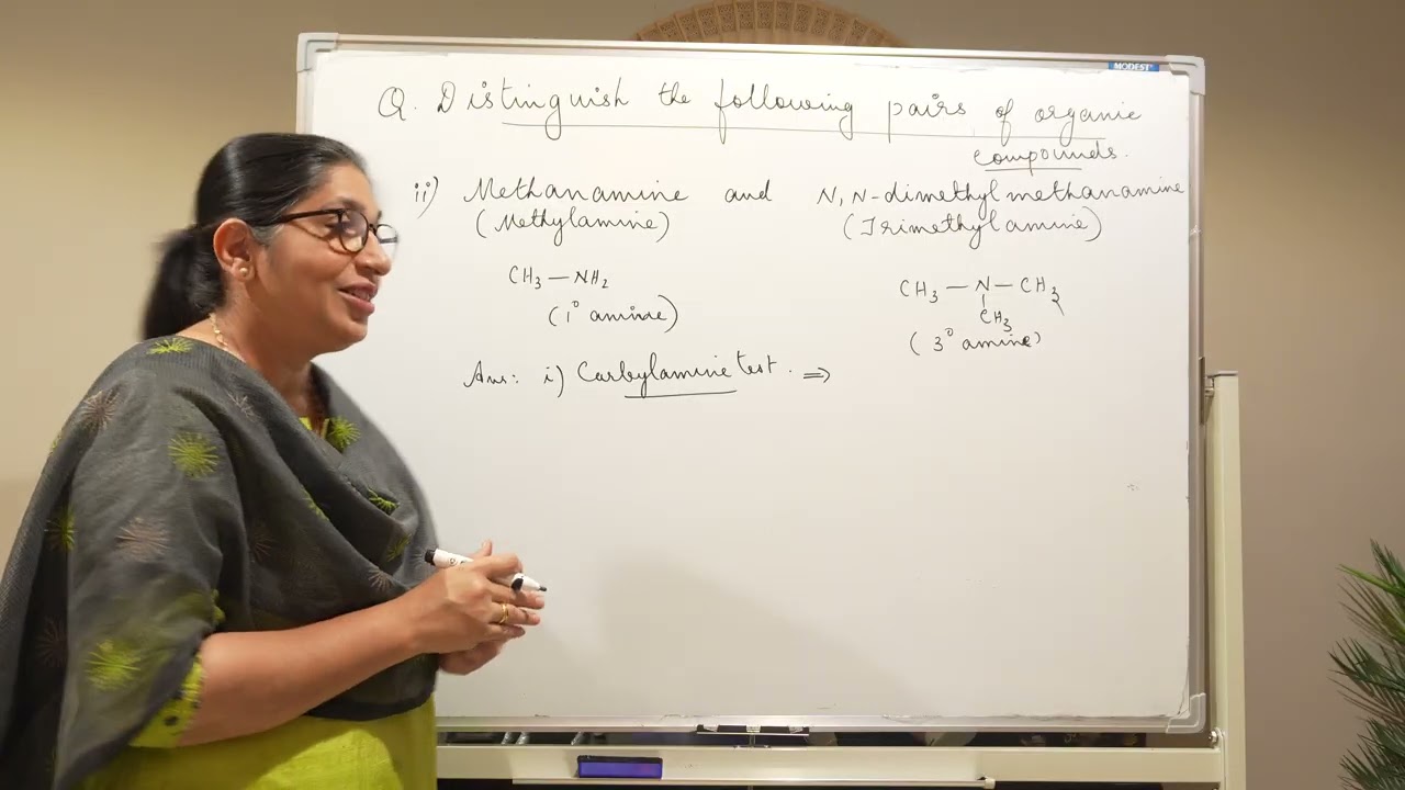 REVISION : Distinguishing Test [Part 20] for Organic Compounds (CBSE 12th Standard)