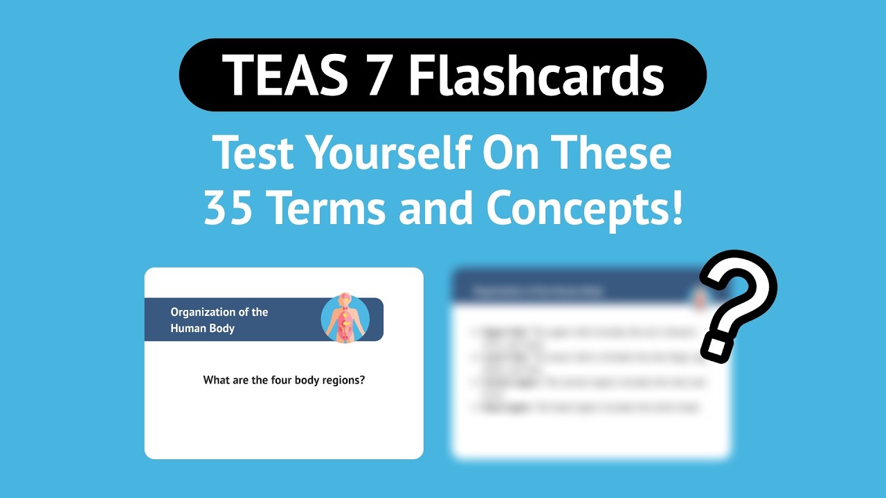 ATI TEAS Science Anatomy and Physiology FLASHCARDS | Organization of the Human Body