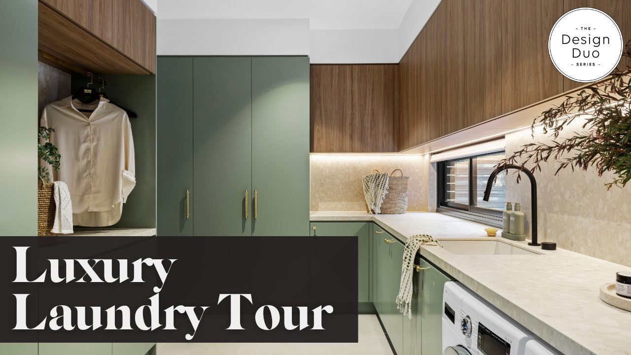 Creating A Laundry Room You Won't Want To Leave! | Luxury House Build | Paradise Point: Ep 3