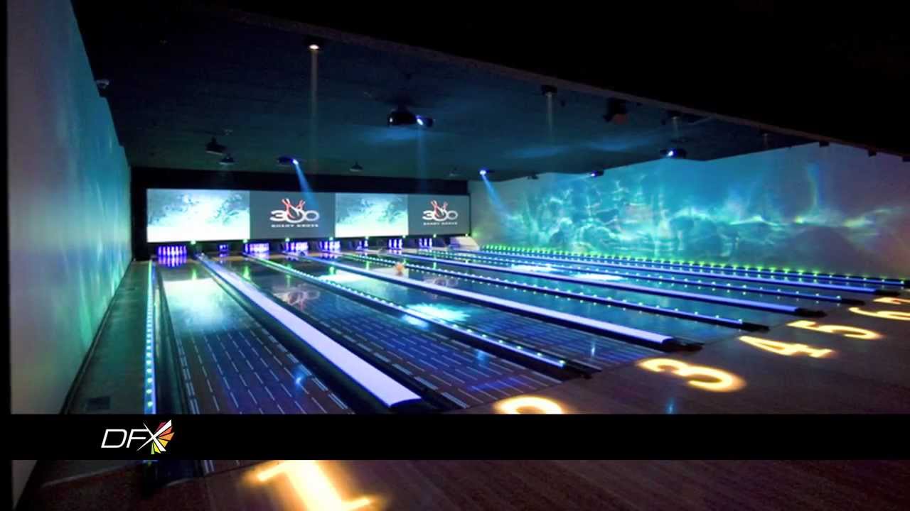 DFX Automated A/V and Lighting System Bowling Center & FEC Installations