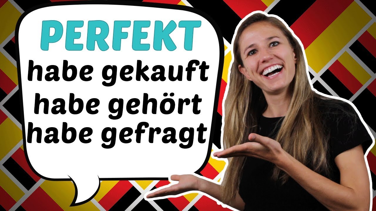 Освоить Перфект в немецком - Das deutsche Perfekt - Видео на немецком